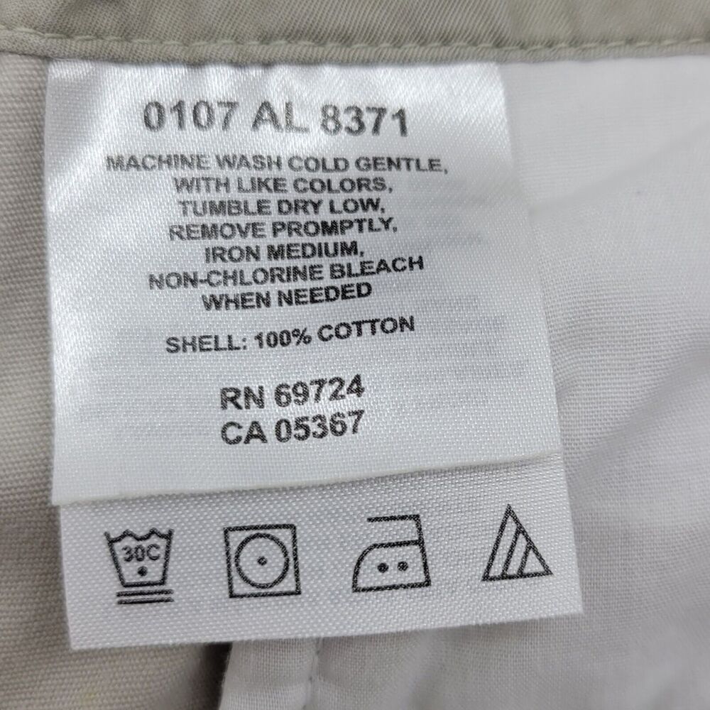 Columbia Women’s Capri Pants Size 10 Beige Small Stains Outdoor Hike Camp Travel - Picture 7 of 11